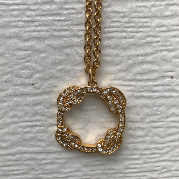 Coach Pave Knot necklace - Picture 2 of 3